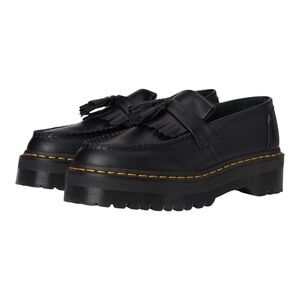 Dr. Martens Black Tassel Kiltie Platform Loafers